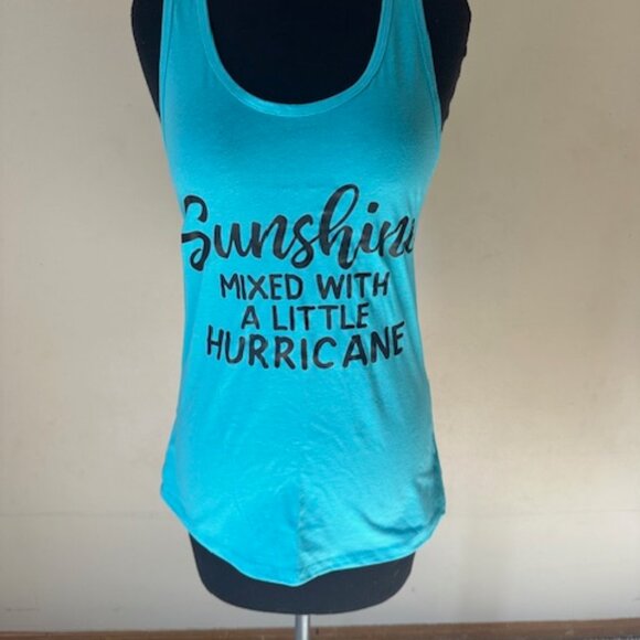 Handmade Tops - Sunshine Mixed with a Little Hurricane Tank Top   8410